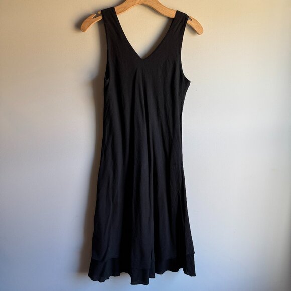 Hawaiianize MOOREA Cotton Dress Black Size Medium - Picture 4 of 9
